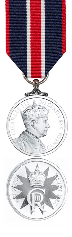 King Charles III Coronation Medal Miniature