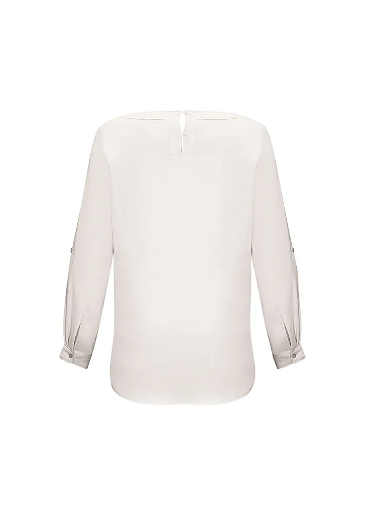 Ladies Madison Boatneck Blouse
