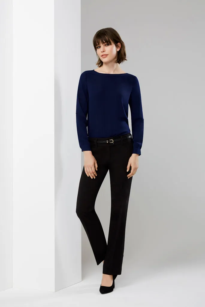 Ladies Madison Boatneck Blouse
