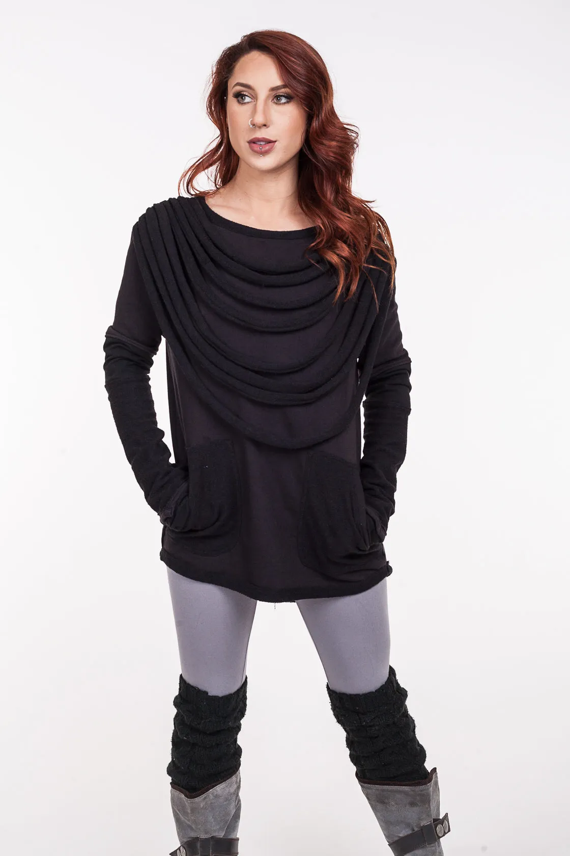 Last one! String Pull Over Boat neck sweater