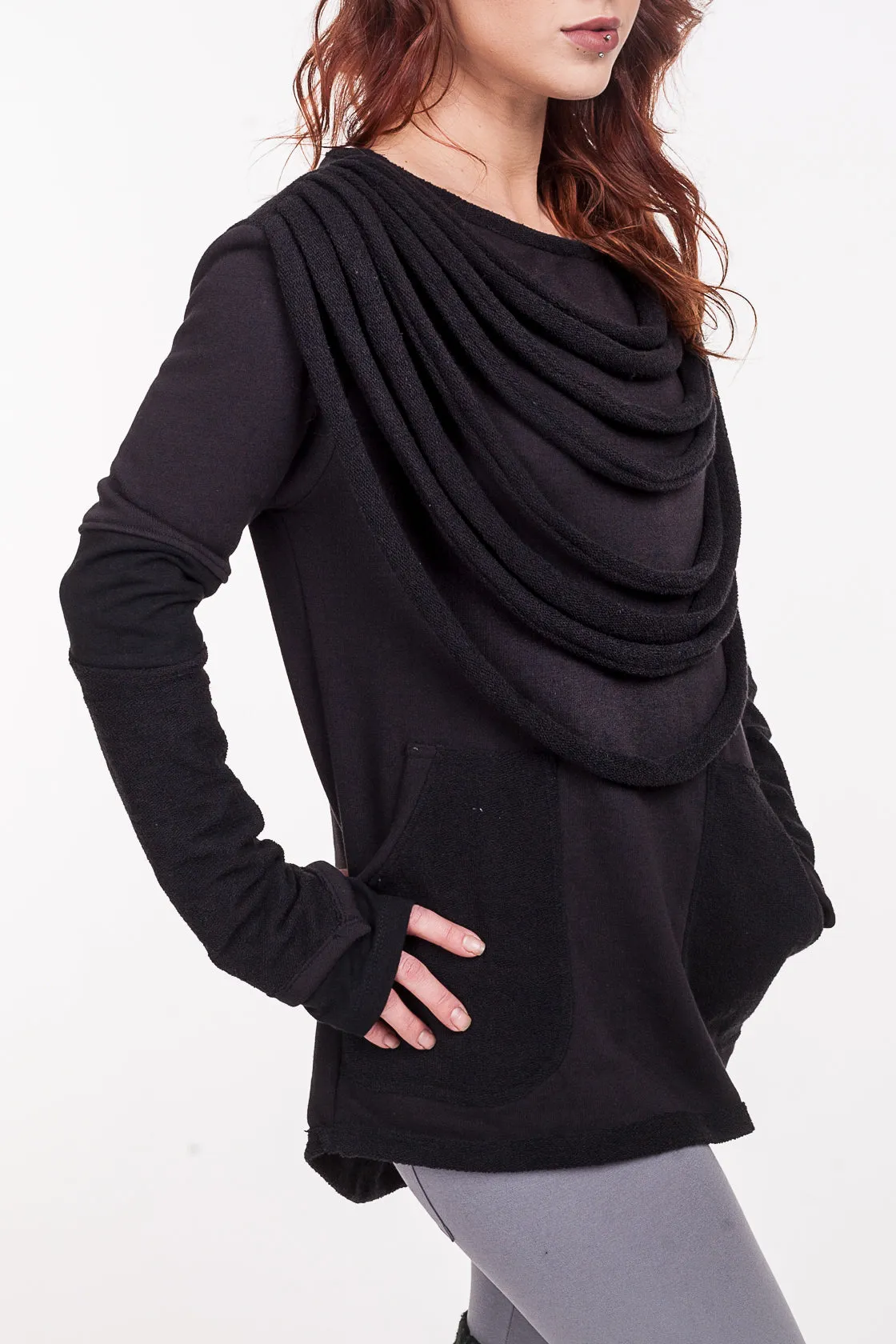 Last one! String Pull Over Boat neck sweater