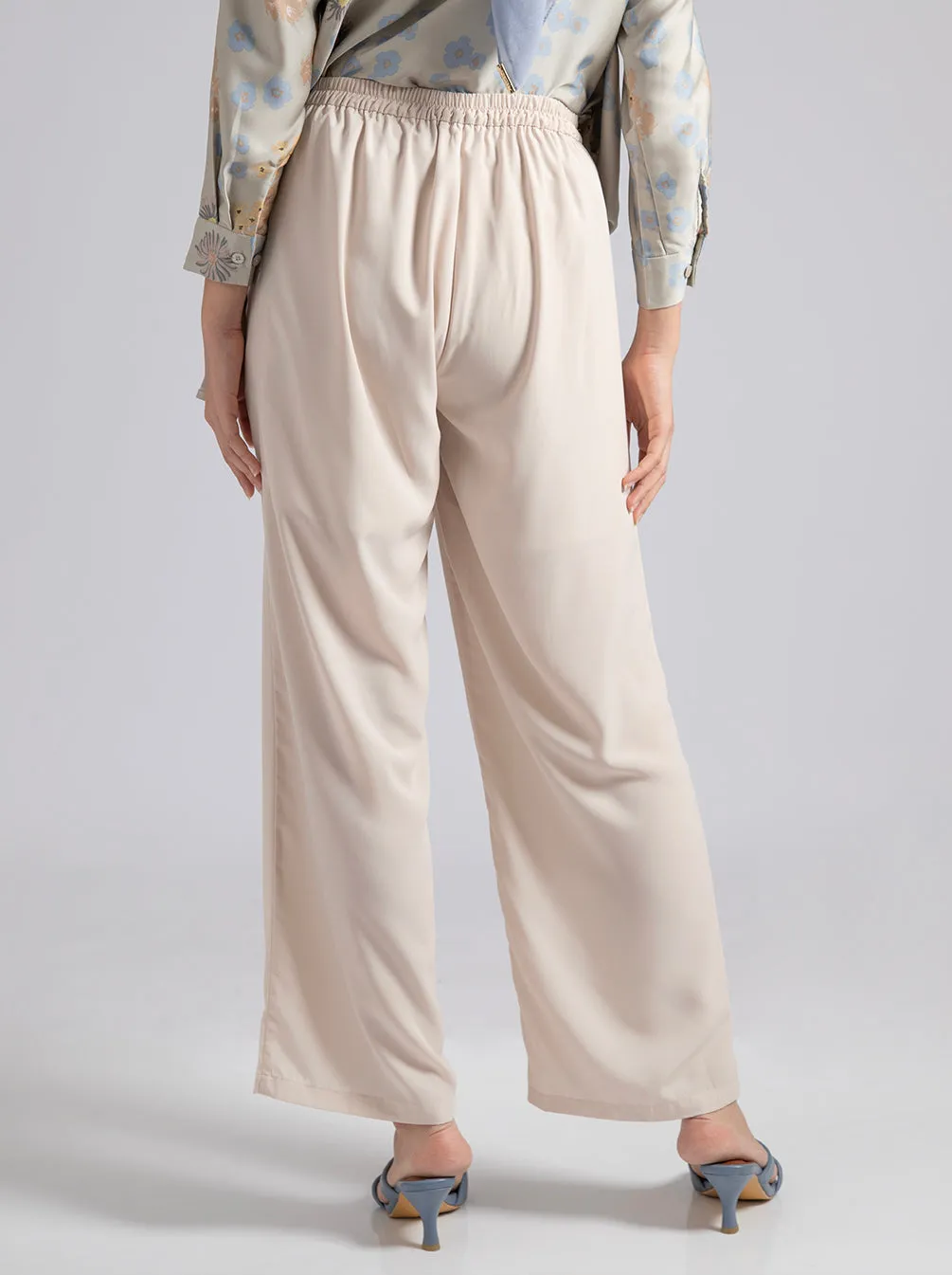 LENA PANTS PLAIN CREME