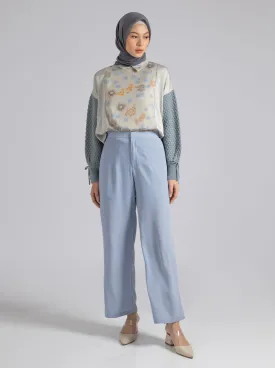 LENA PANTS PLAIN SKY BLUE