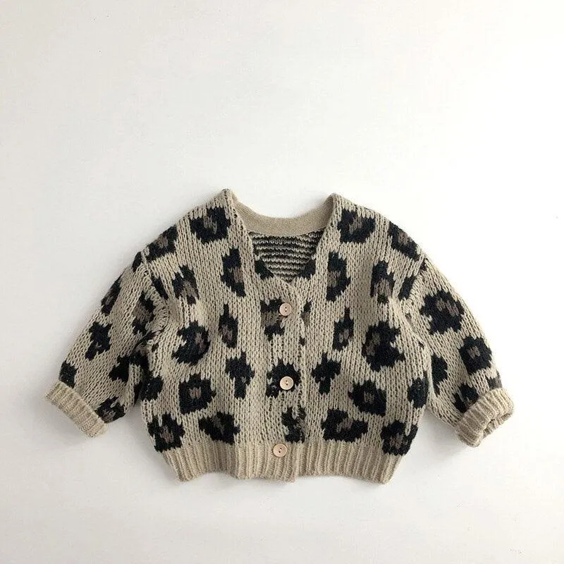Leopard Print Cardigan