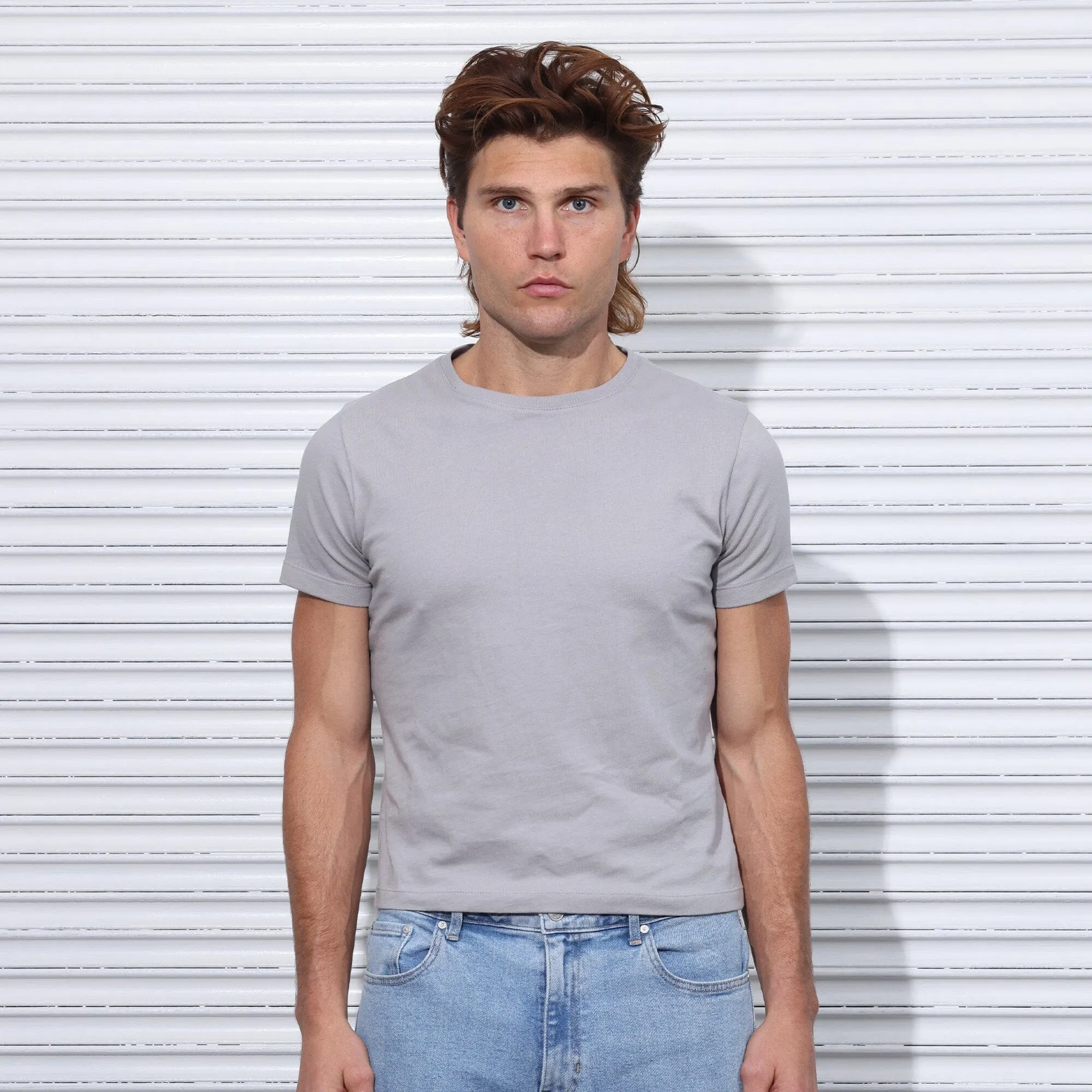 Los Feliz Half Crop Muscle Tee | Made in USA
