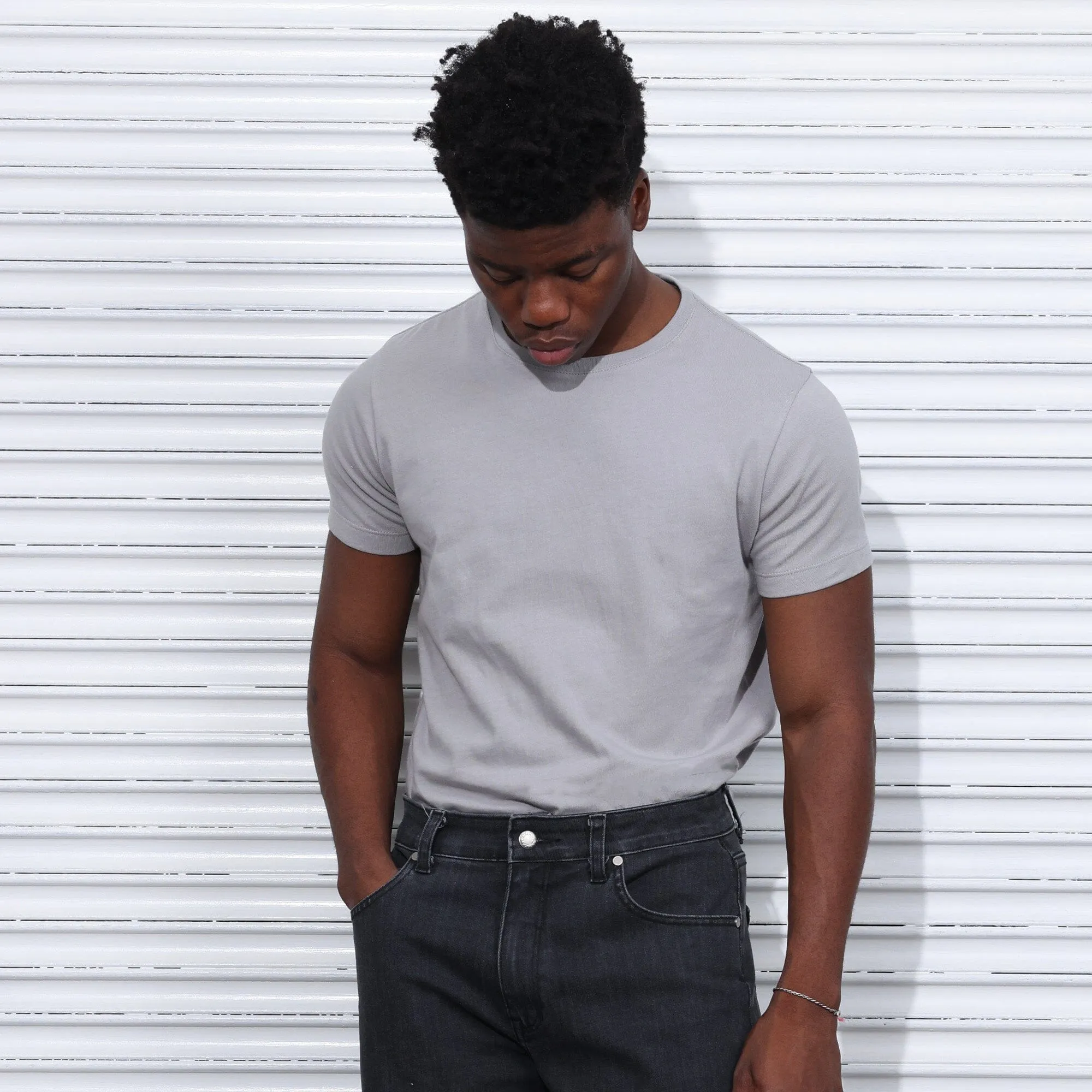 Los Feliz Half Crop Muscle Tee | Made in USA