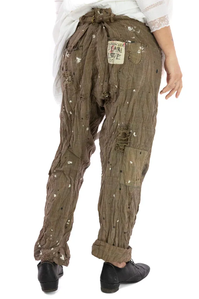 Magnolia Pearl Pants 420 - Check Provision Trousers - Teddy Check