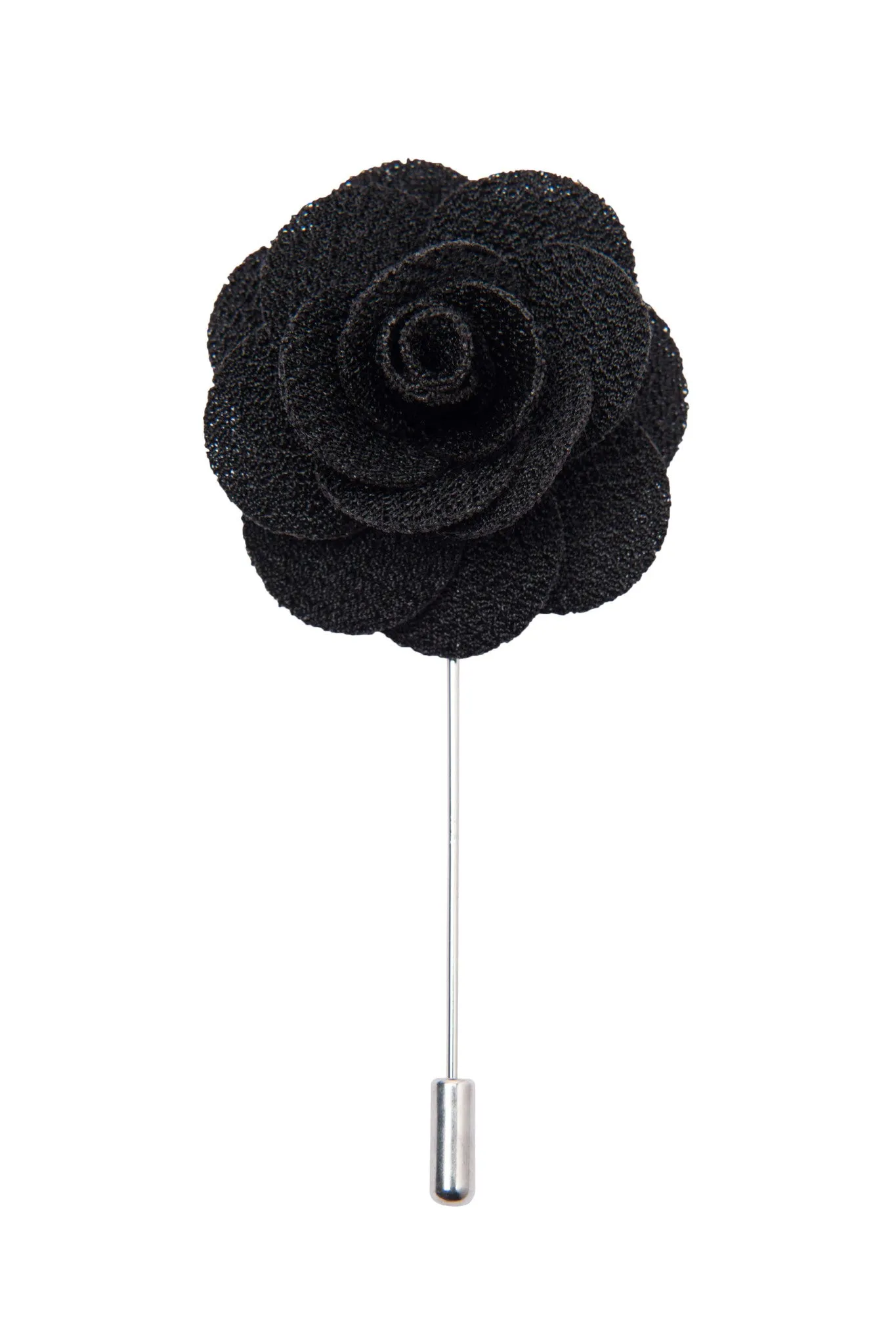 Marblehead Black Lapel Flower