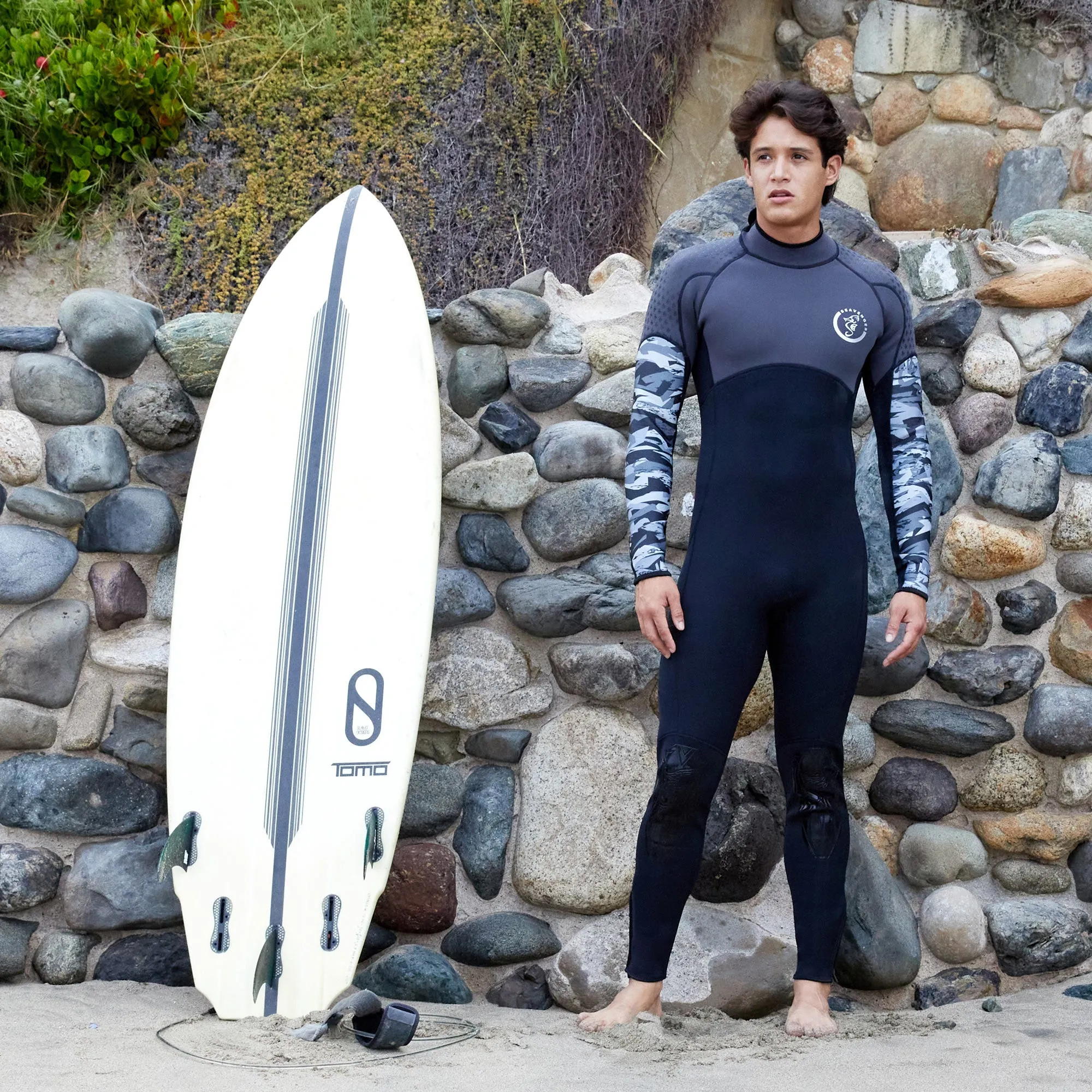 Men’s 3/2 mm Bravo Full Wetsuit - Camo