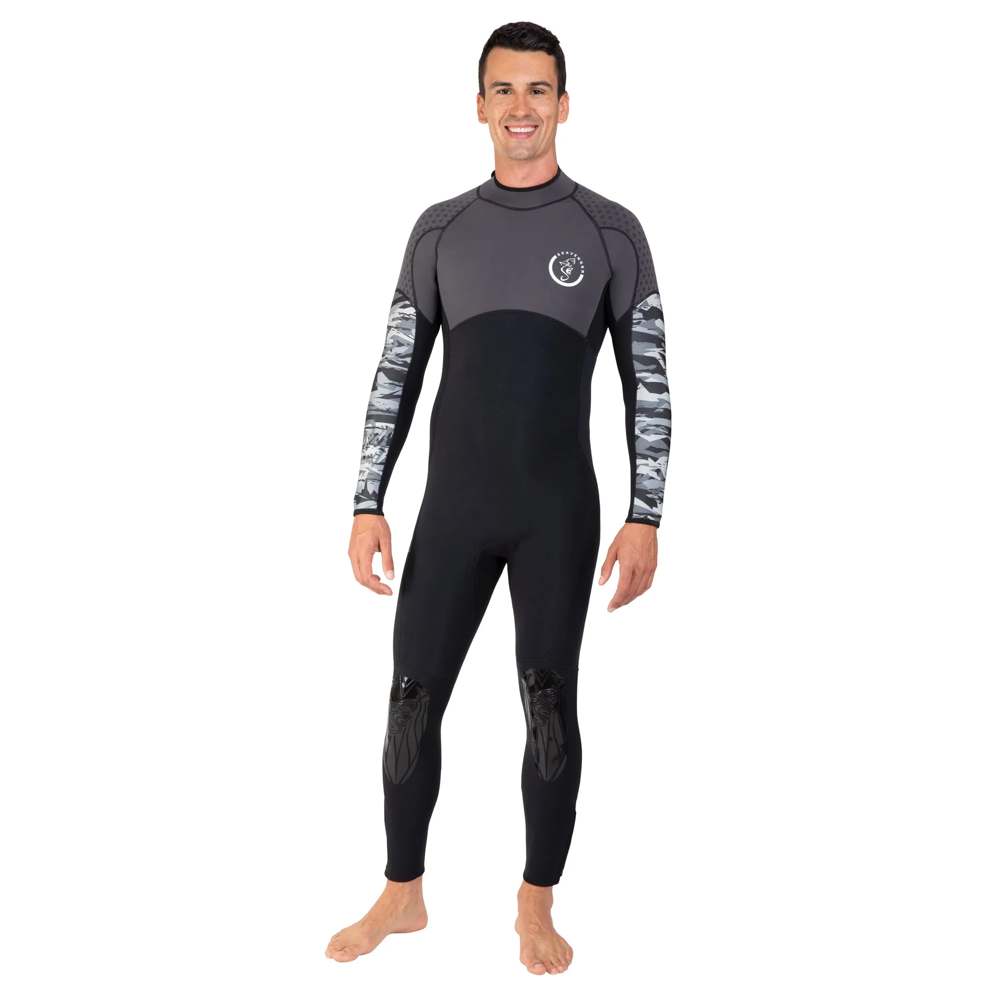 Men’s 3/2 mm Bravo Full Wetsuit - Camo