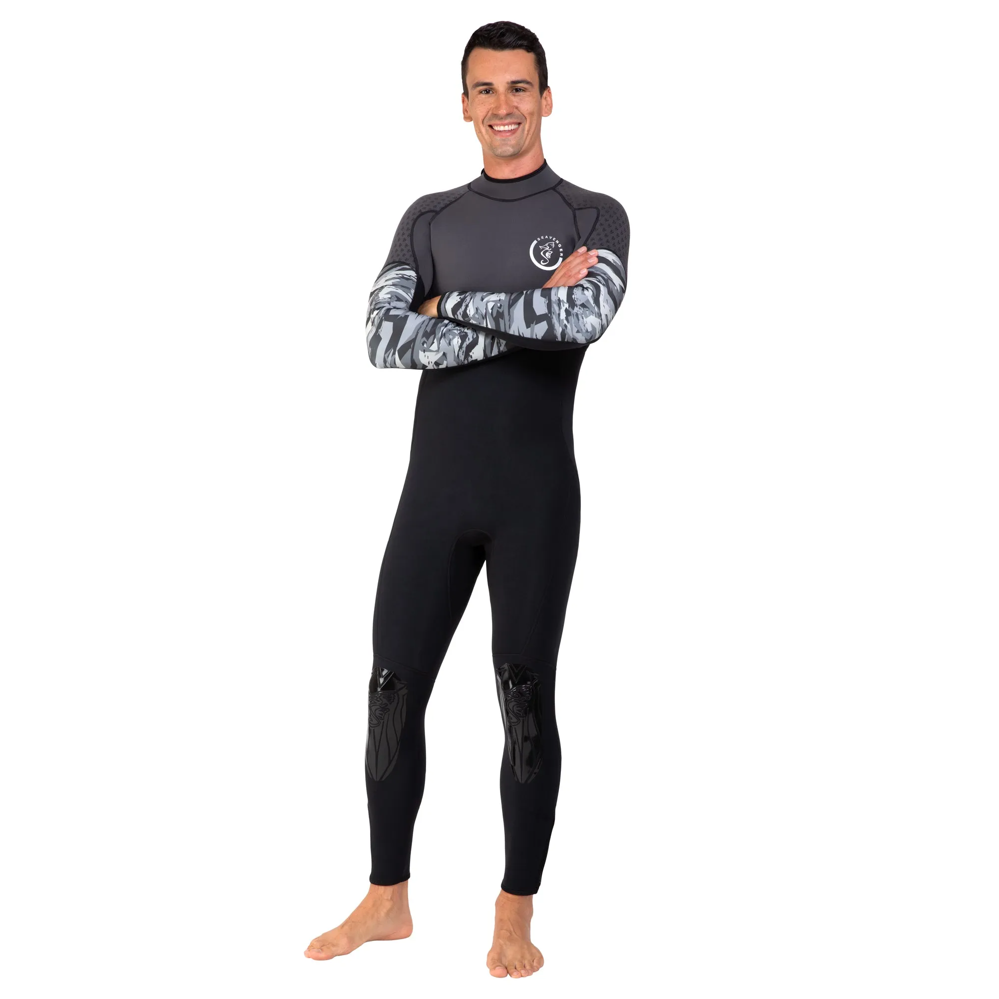 Men’s 3/2 mm Bravo Full Wetsuit - Camo