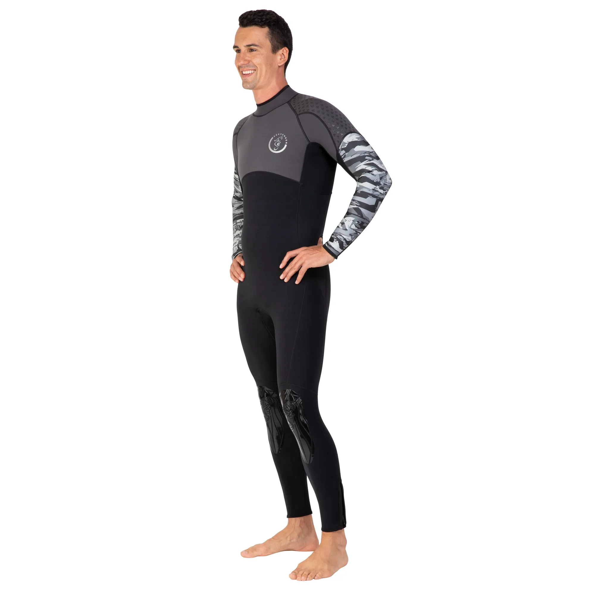 Men’s 3/2 mm Bravo Full Wetsuit - Camo