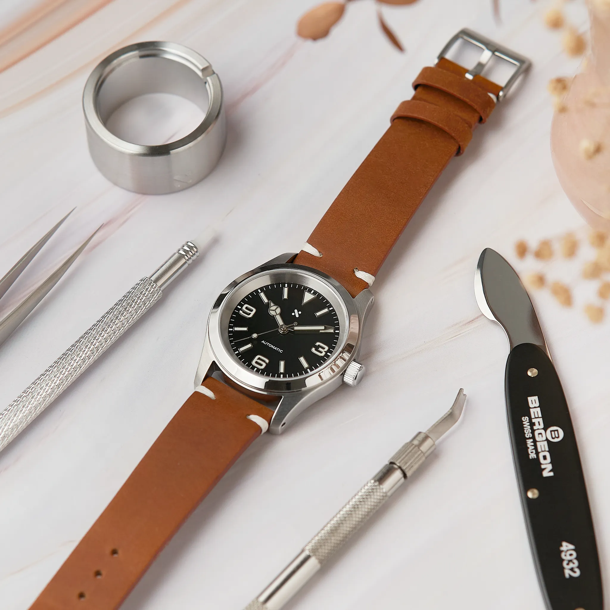NMK-WK02 DIY Watchmaking Kit: Explorer Tool Watch