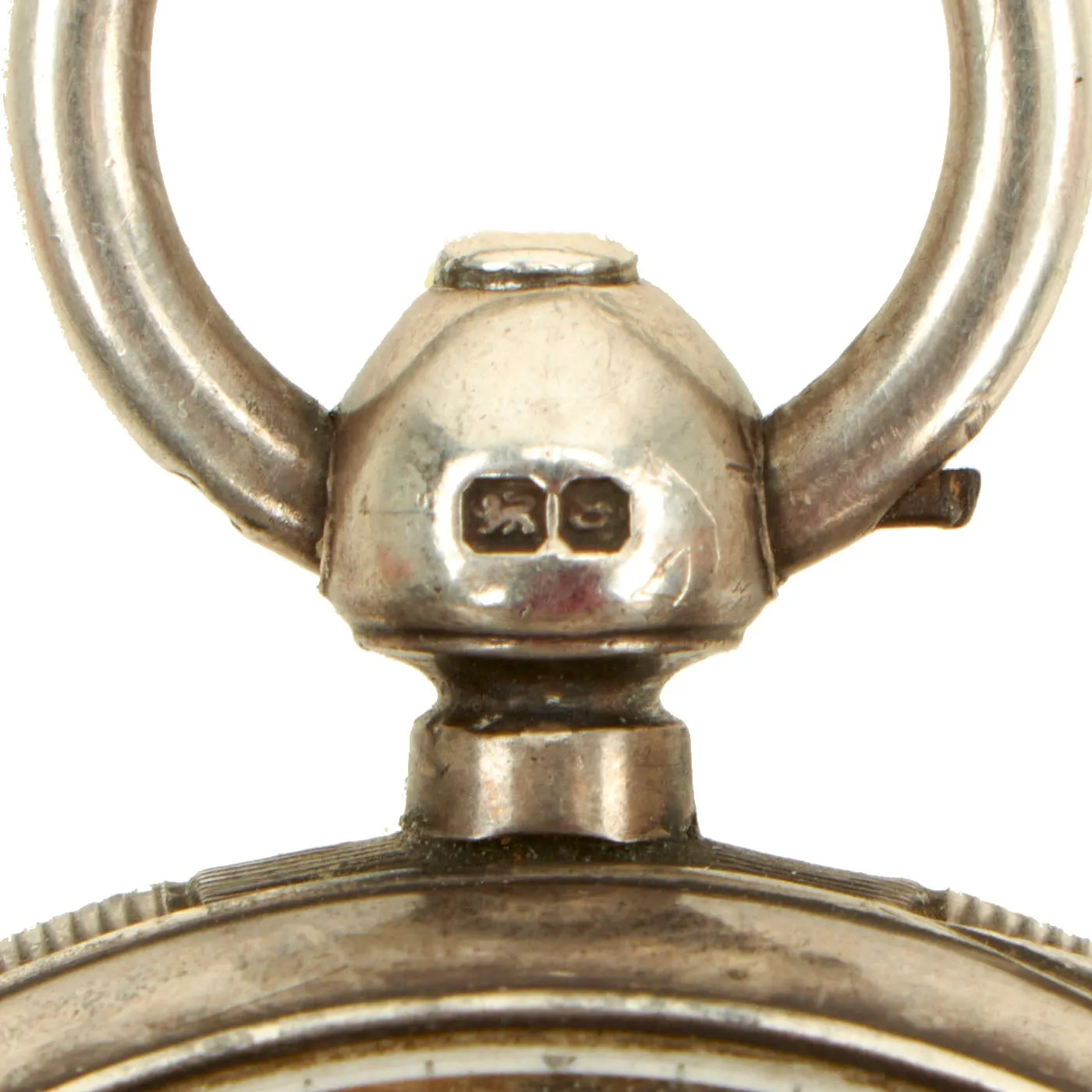 Original British WWI Era Officer’s Pocket Watch in Hallmarked Case with Royal Artillery Markings