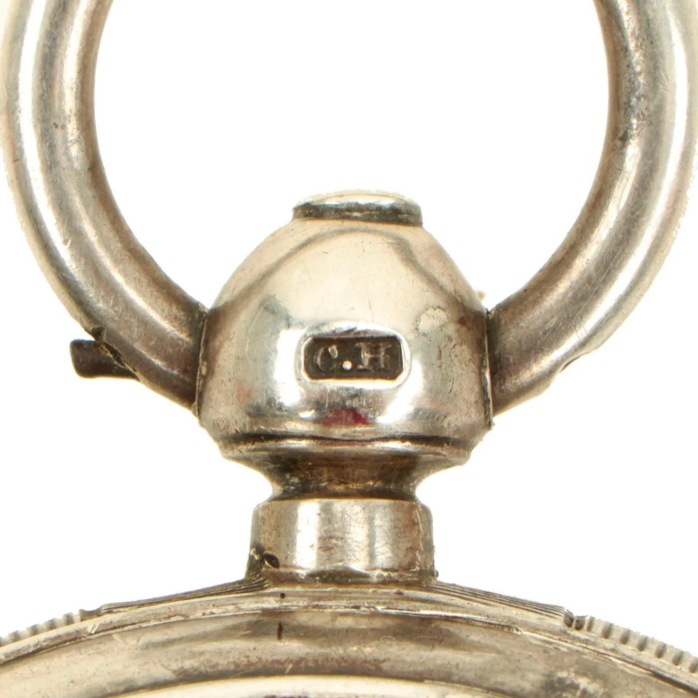 Original British WWI Era Officer’s Pocket Watch in Hallmarked Case with Royal Artillery Markings