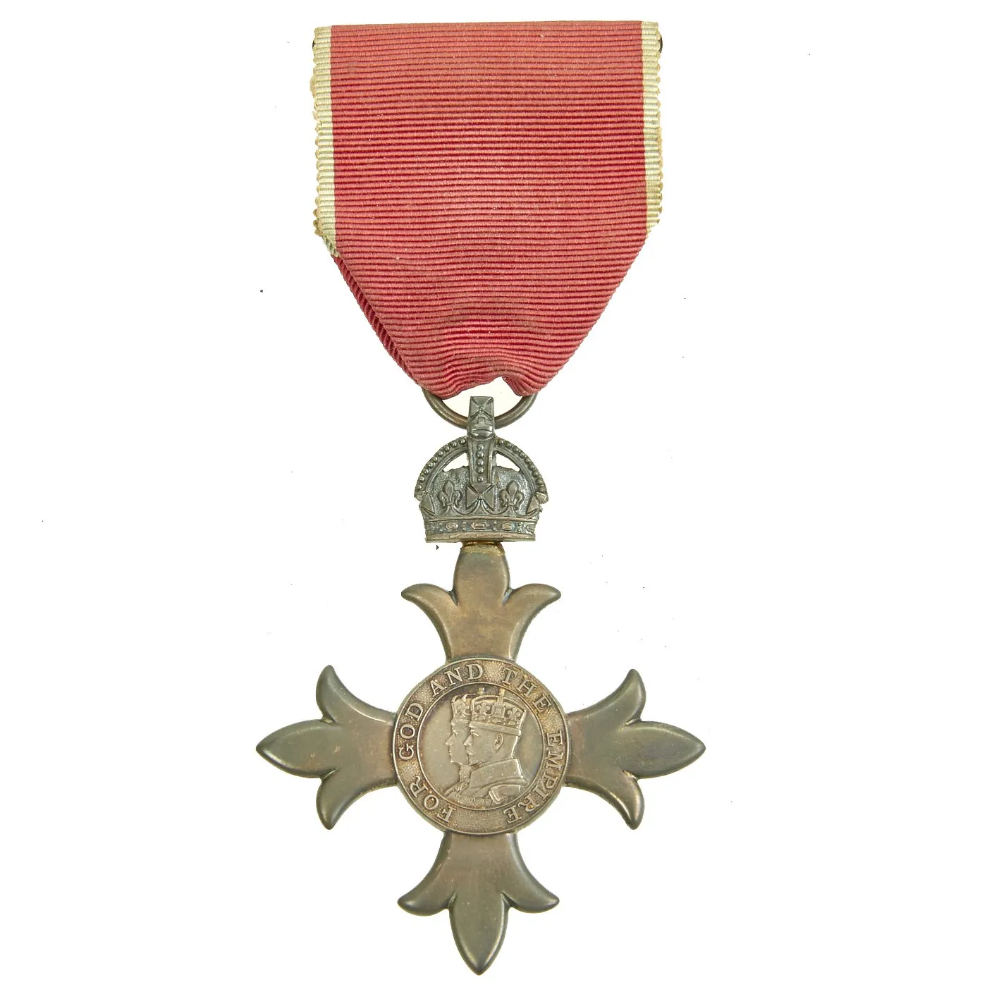 Original British WWII Named Cased Order of the British Empire 4th Medal - O.B.E. in Issue Box