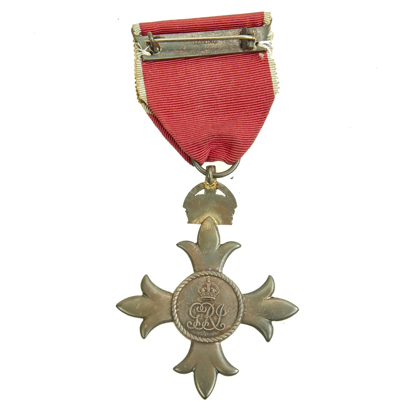 Original British WWII Named Cased Order of the British Empire 4th Medal - O.B.E. in Issue Box