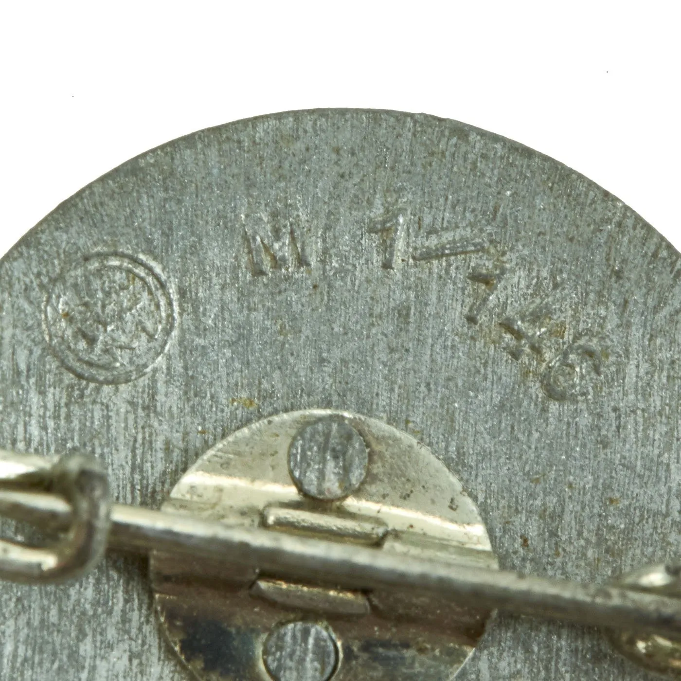 Original German NSDAP Party Enamel Membership Badge Pin by Anton Schenkls Nachf. - RZM M1/146