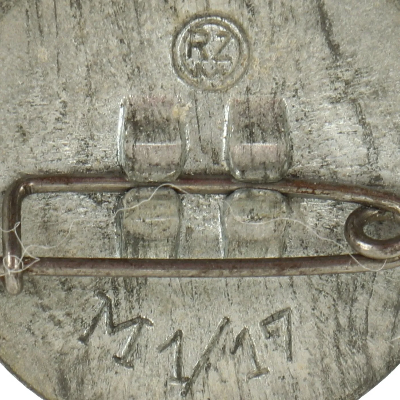 Original German NSDAP Party Enamel Membership Badge Pin by F. W. Assmann & Söhne - RZM M1/17
