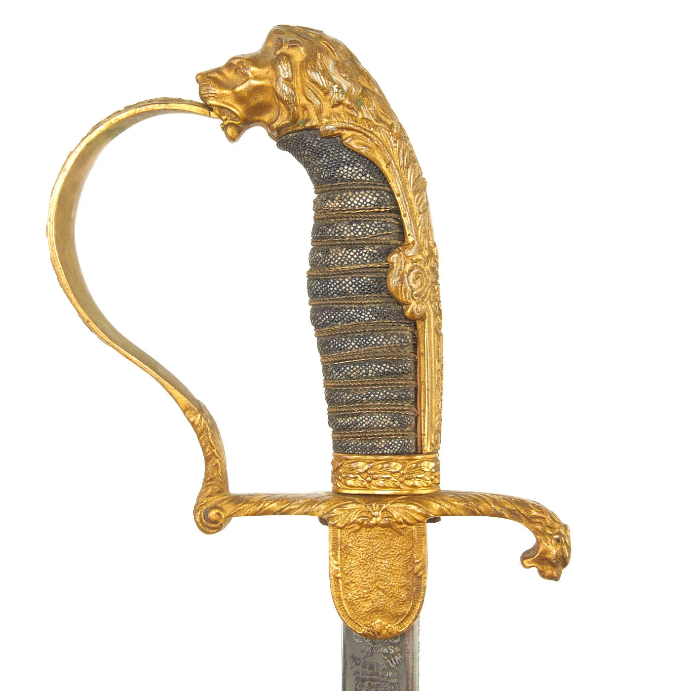 Original German Pre-WWII Weimar Republic Lion's Head Reichsheer Officer Sword by Wilkinson Sword Co of London