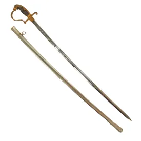 Original German Pre-WWII Weimar Republic Lion's Head Reichsheer Officer Sword by Wilkinson Sword Co of London