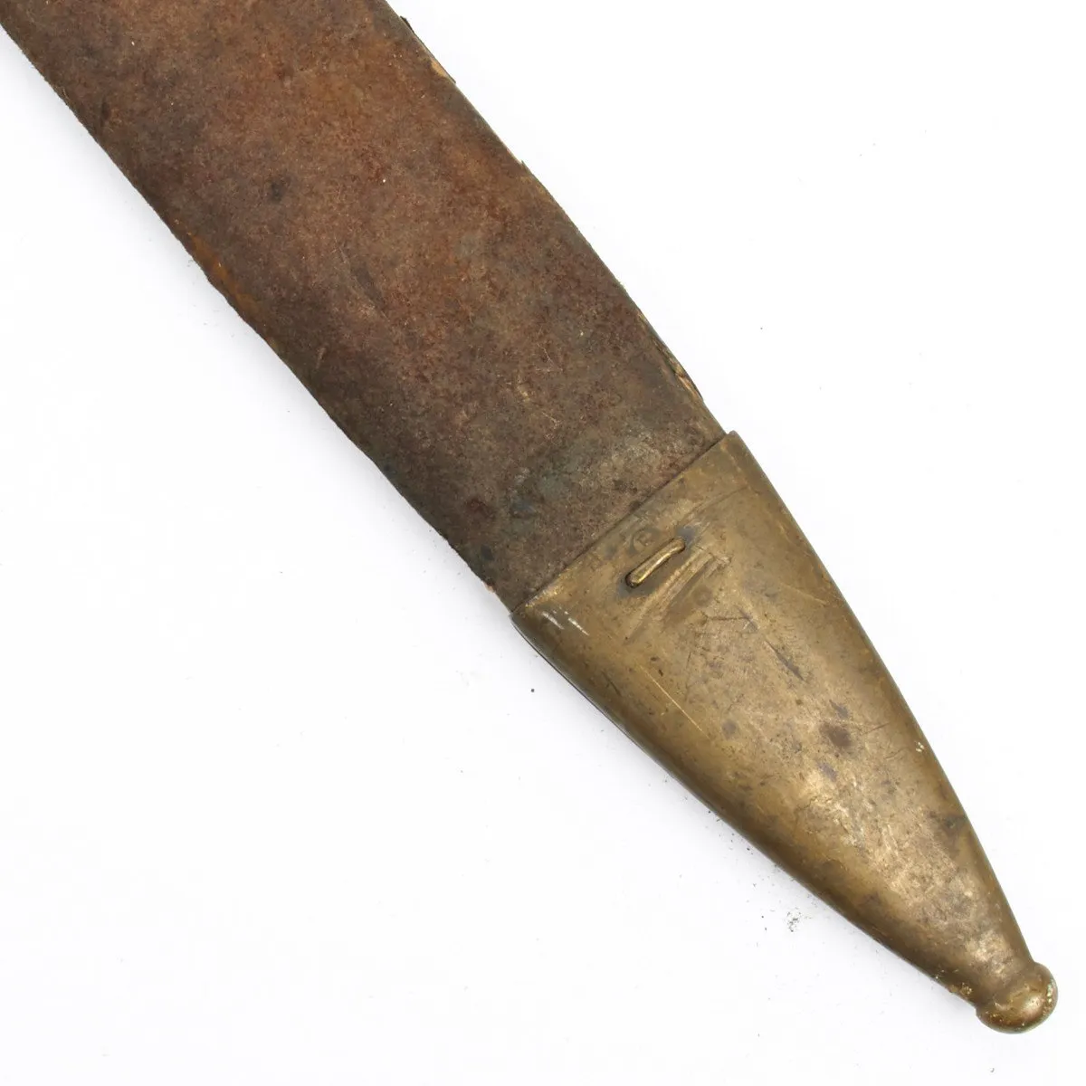Original Imperial Russian Pioneer Saw Back Short Sword Dated 1838 with Belt Buckle Dated 1837