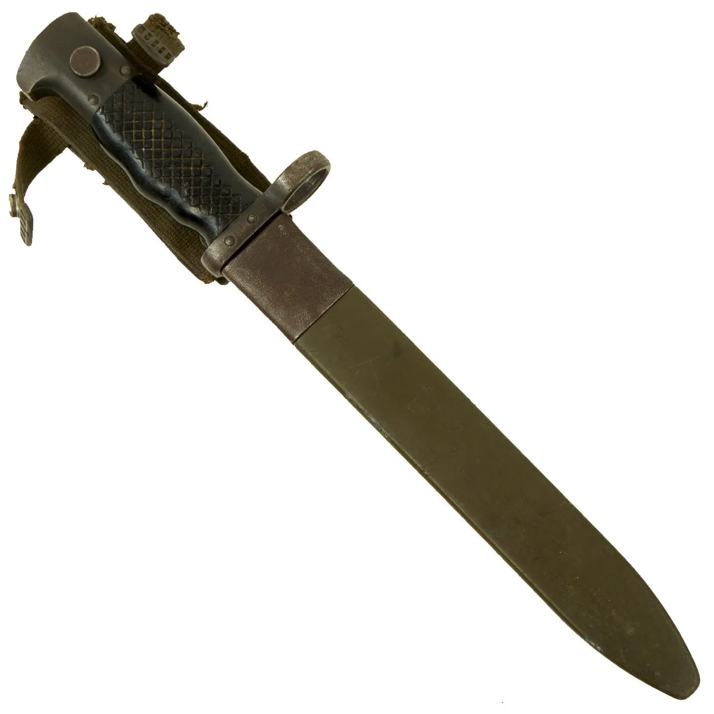Original Spanish M1964 Knife Bayonet for the CETME Model C Selective Fire Battle Rifle with Scabbard