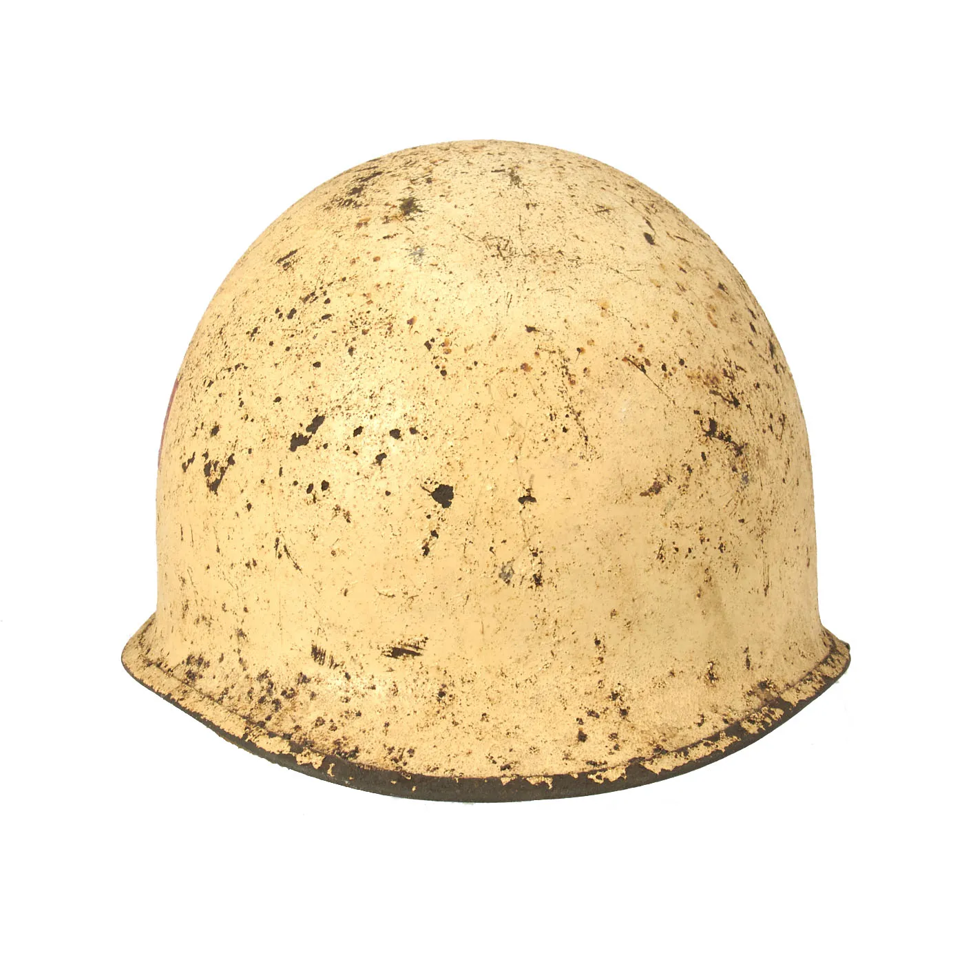 Original U.S. Vietnam War Era U.S. Navy Corpsman Painted M1 Helmet