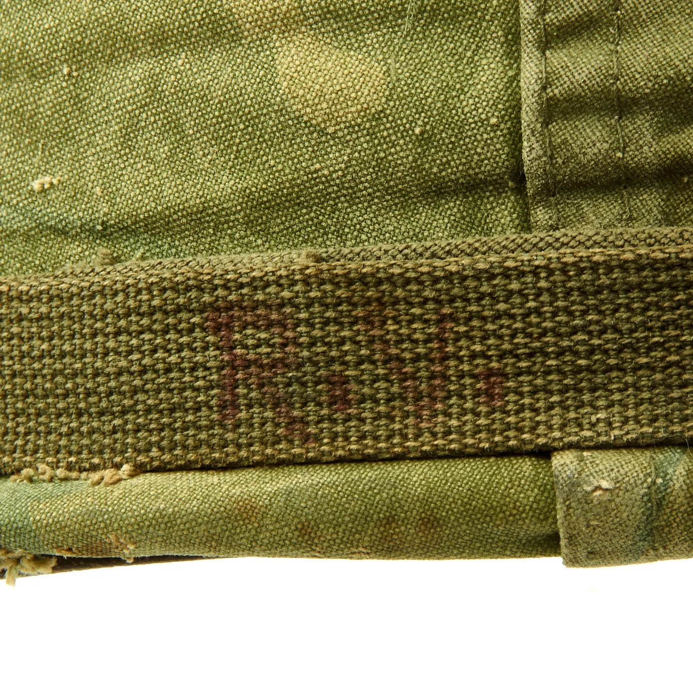 Original U.S. Vietnam War M1 Helmet with USMC Reversible Camouflage Cover