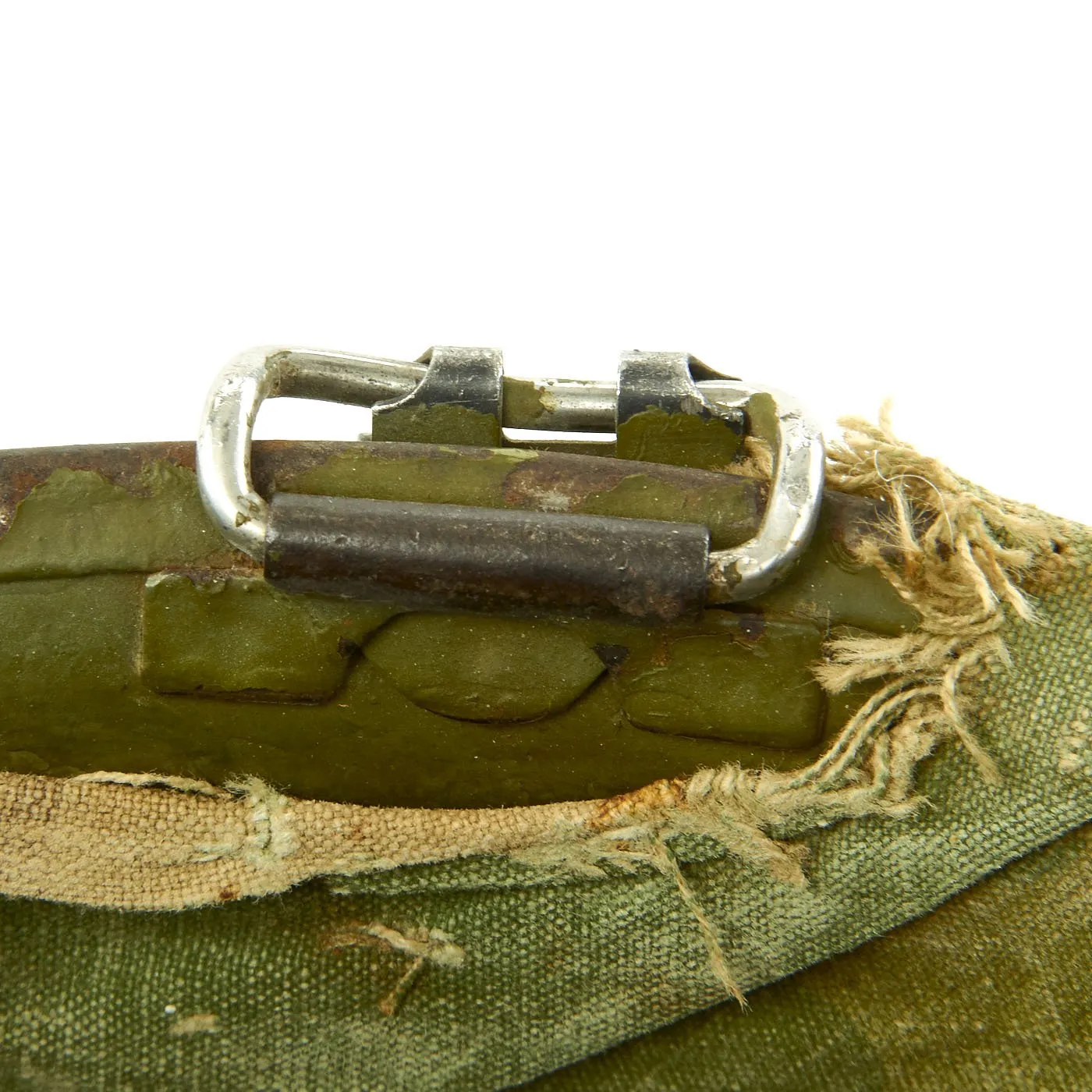 Original U.S. Vietnam War M1 Helmet with USMC Reversible Camouflage Cover