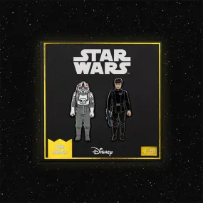 Pin Kings Star Wars Enamel Pin Badge Set 1.20 – AT-AT Driver and Imperial Commander