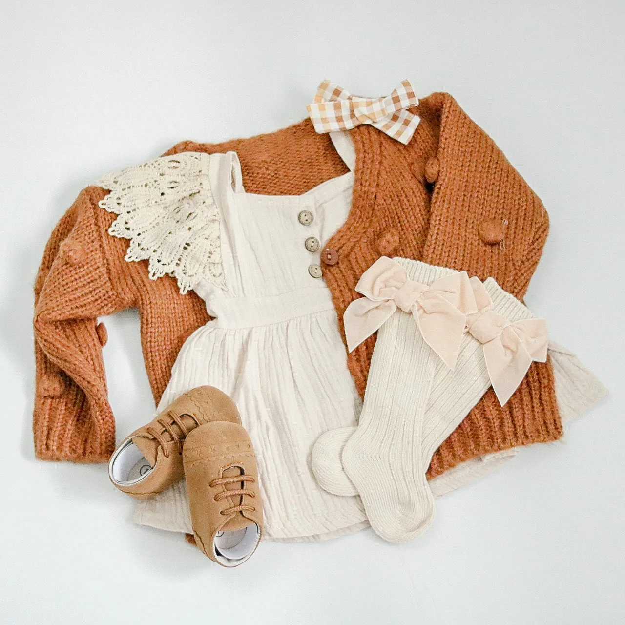 Popcorn Cardigan - Brown