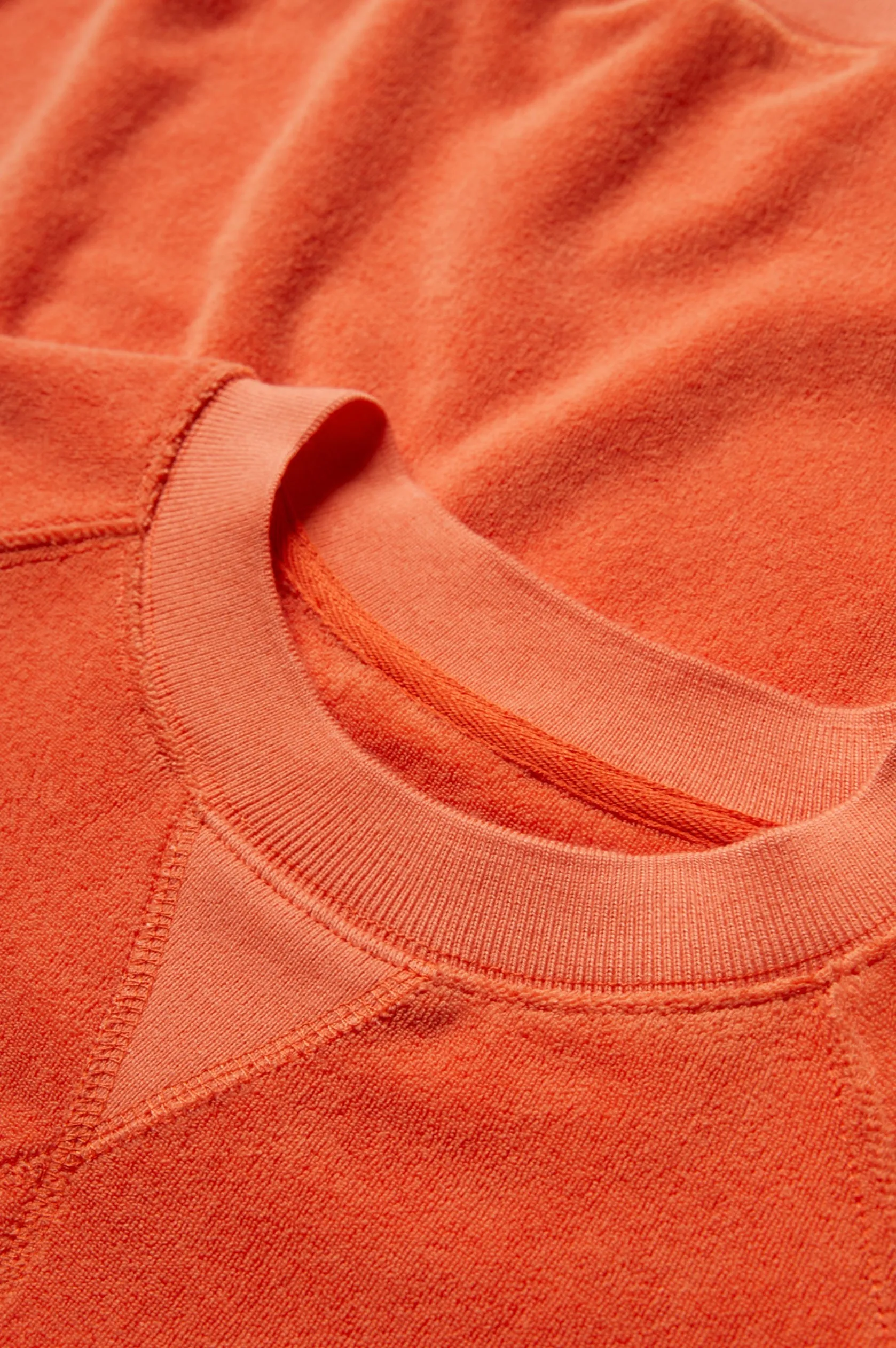 Range Towelling Sweater Tangerine