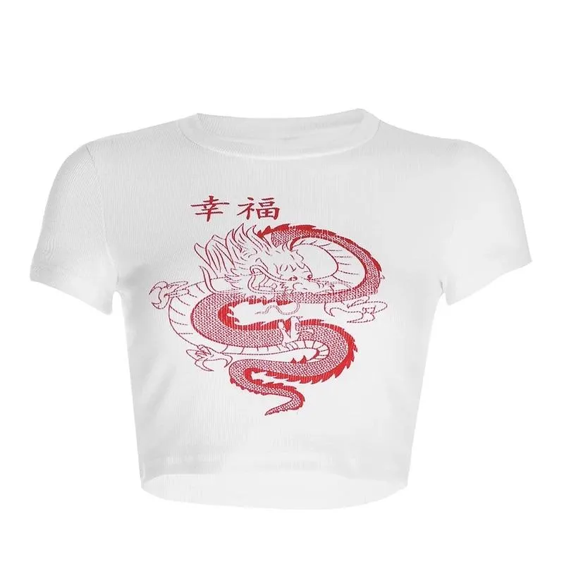 Red Dragon Crop Top 🐉