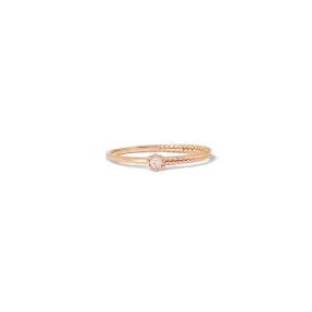 Rose Gold Hyo Joo 효주 Ring