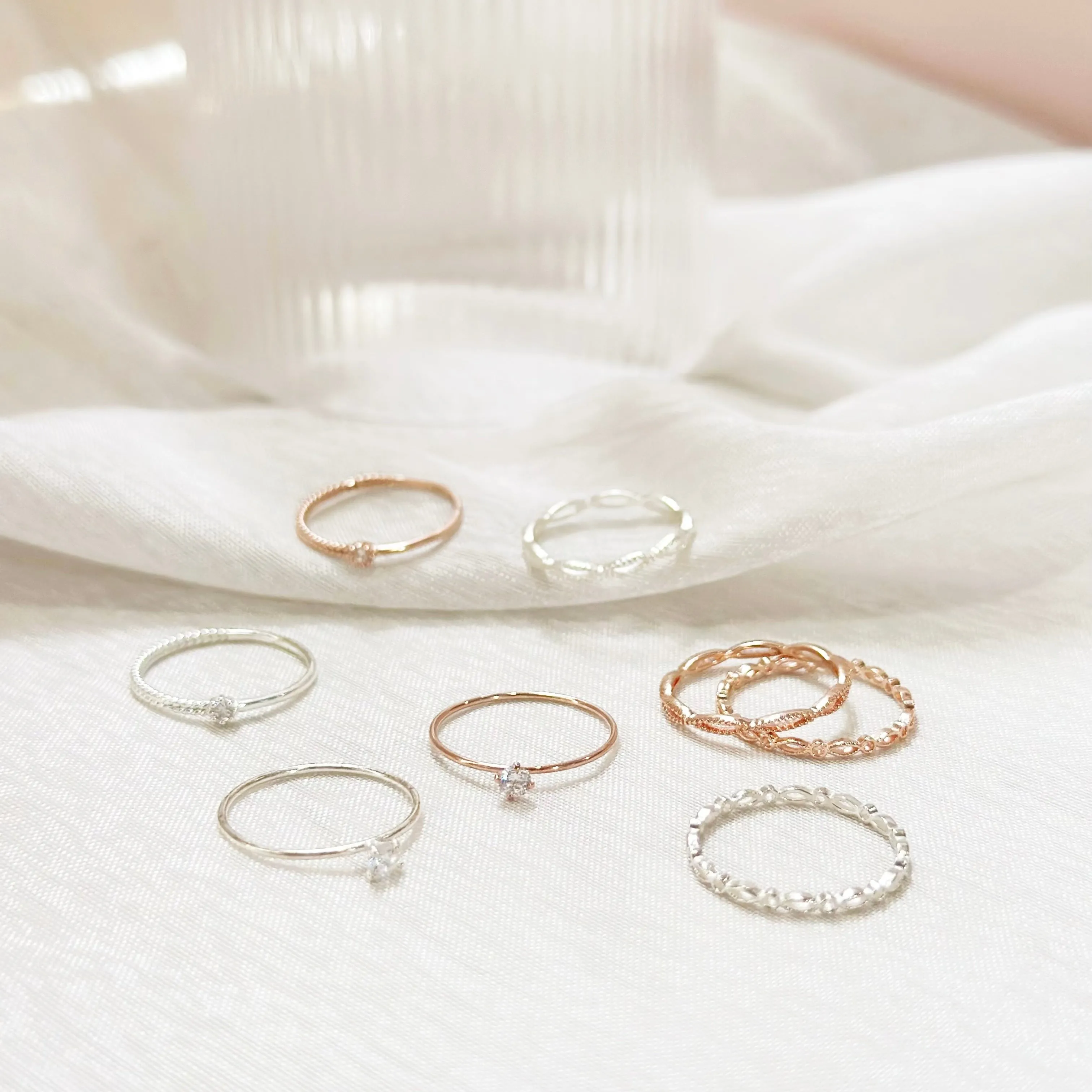 Rose Gold Hyo Joo 효주 Ring