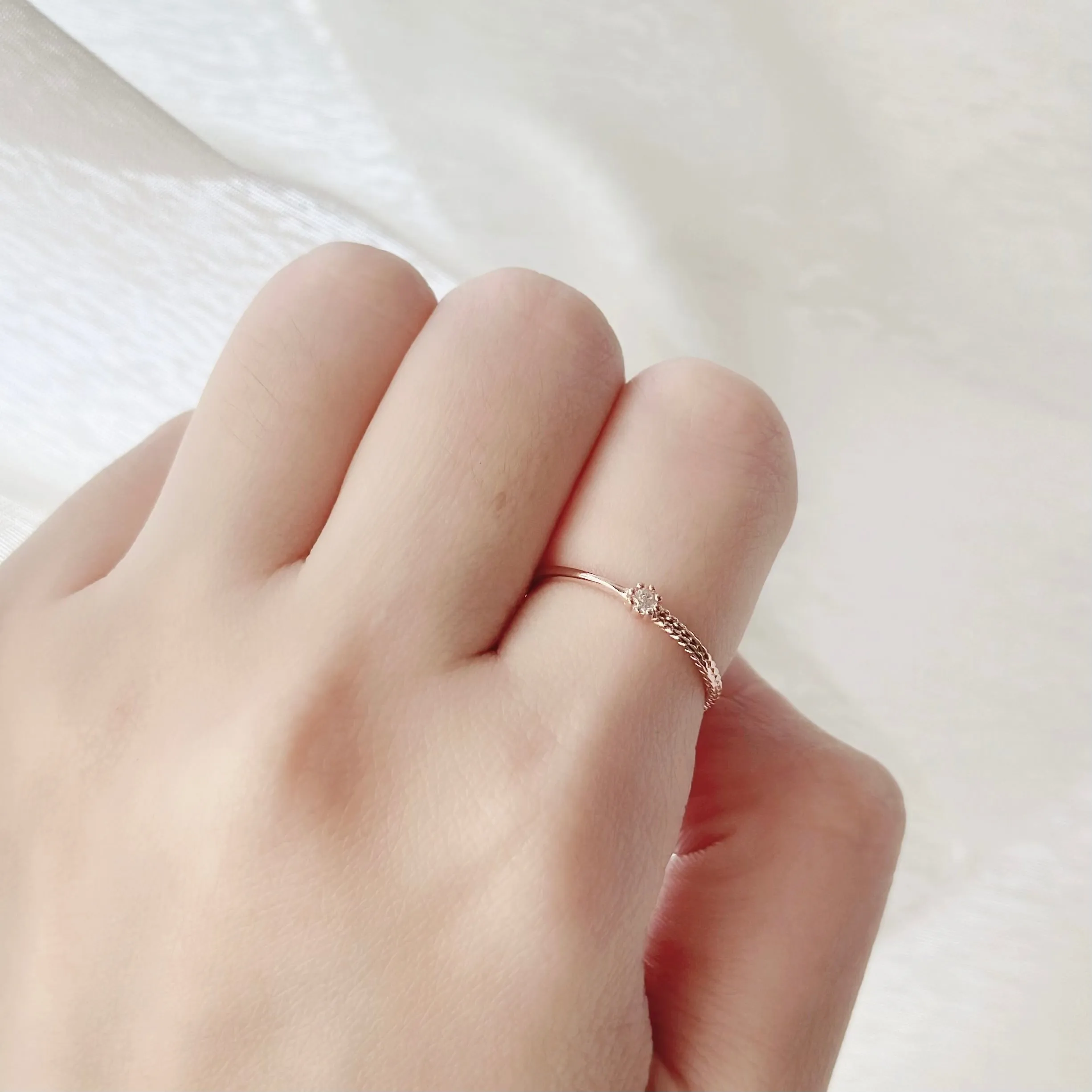 Rose Gold Hyo Joo 효주 Ring