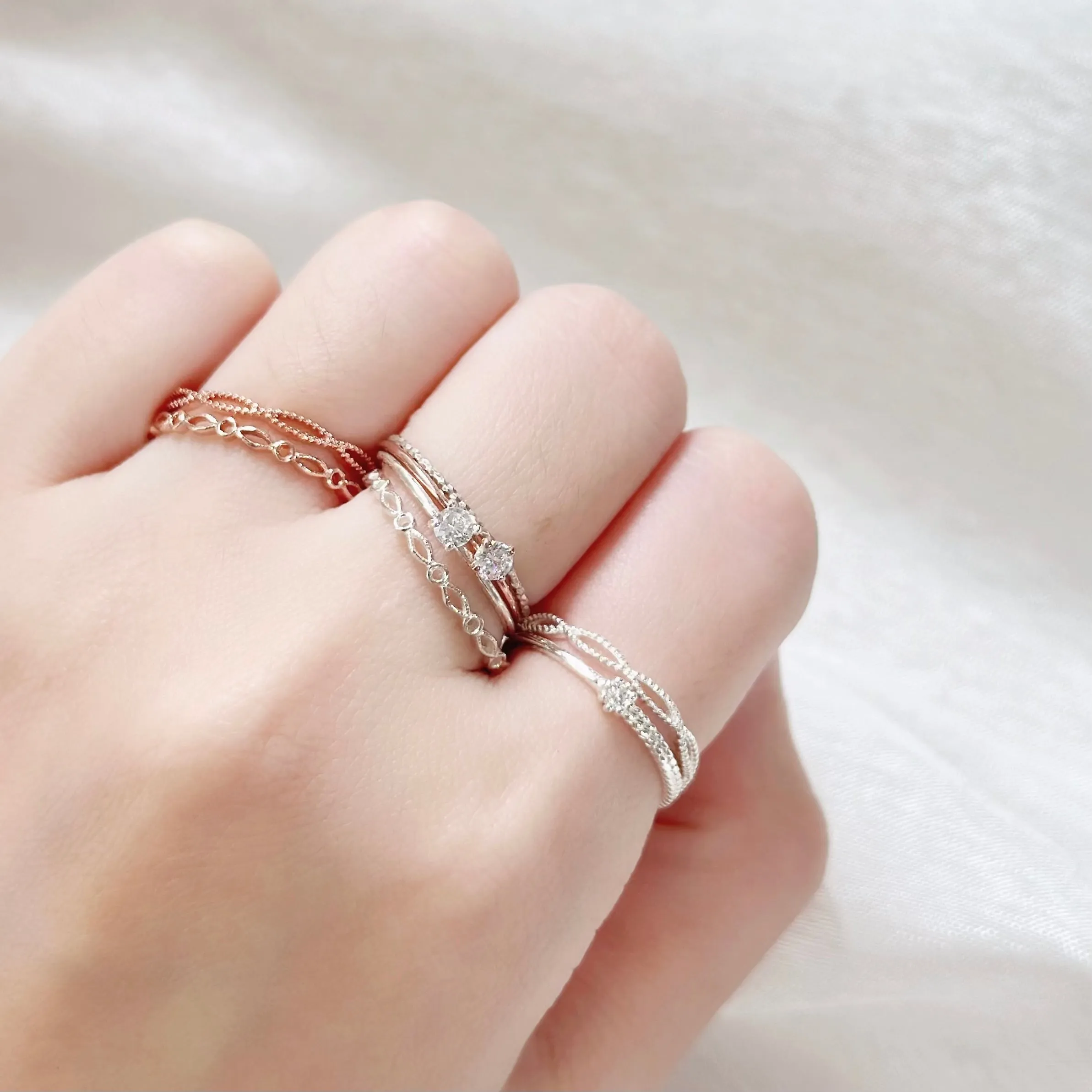Silver Hyo Joo 효주 Ring