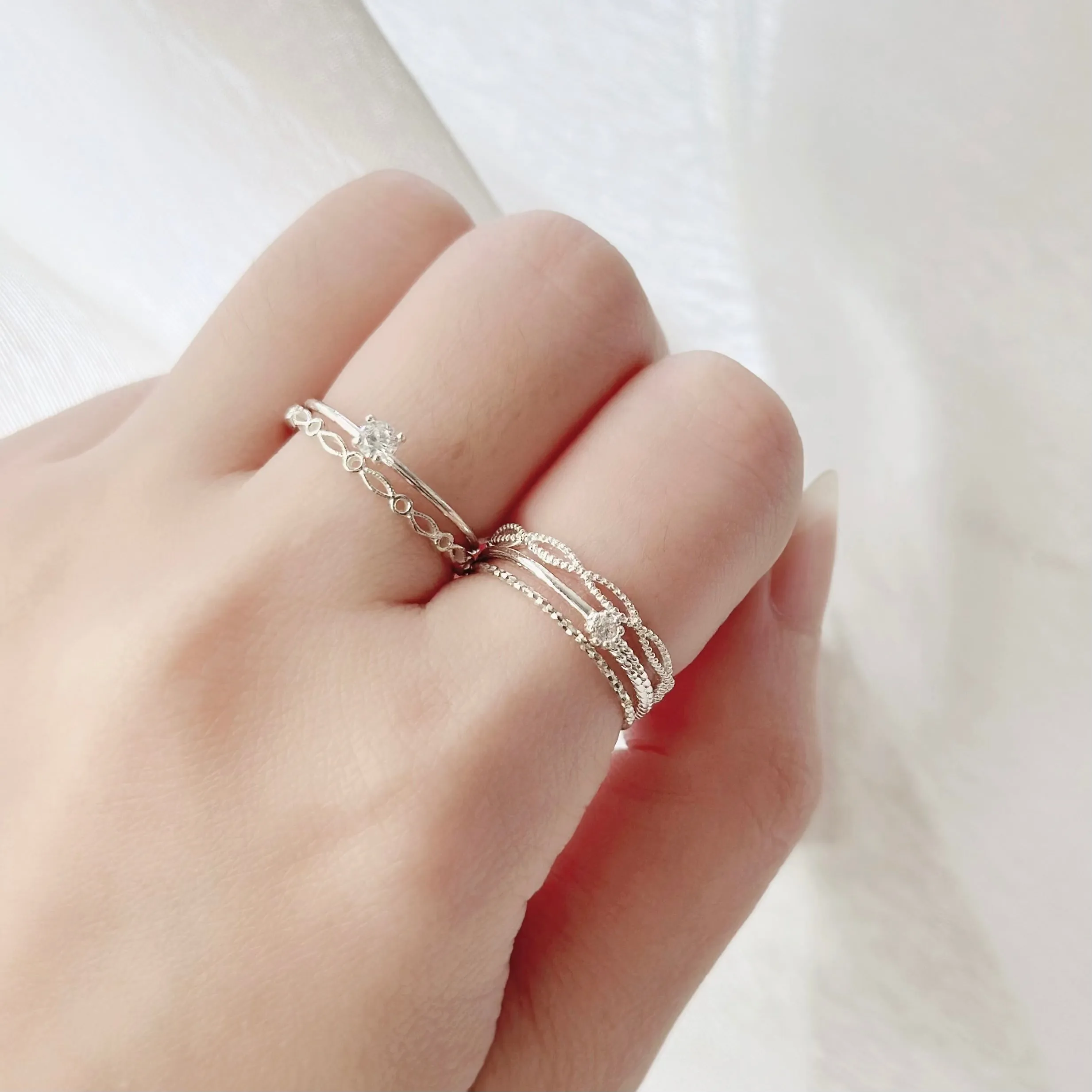 Silver Hyo Joo 효주 Ring