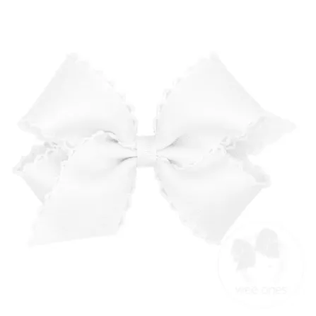 Small Classic Moonstitch Basic Hair Bow