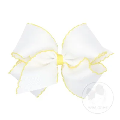 Small Classic Moonstitch Basic Hair Bow