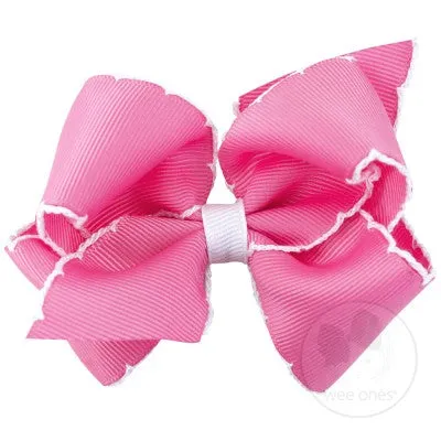 Small Classic Moonstitch Basic Hair Bow