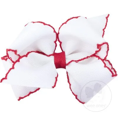 Small Classic Moonstitch Basic Hair Bow