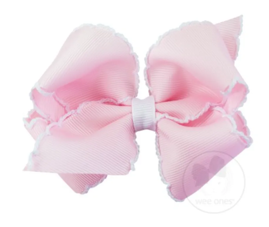 Small Classic Moonstitch Basic Hair Bow