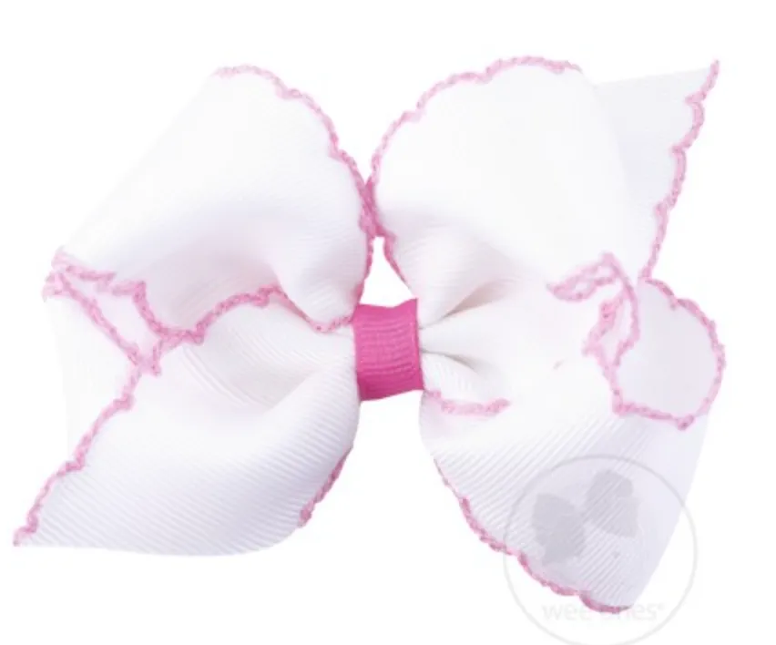 Small Classic Moonstitch Basic Hair Bow