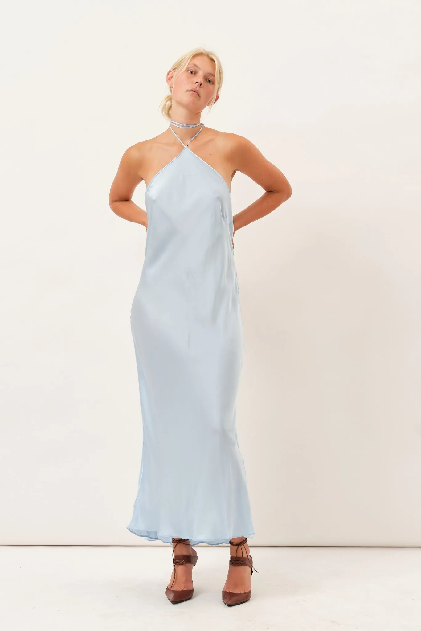 Sno Dress — Dusty Blue