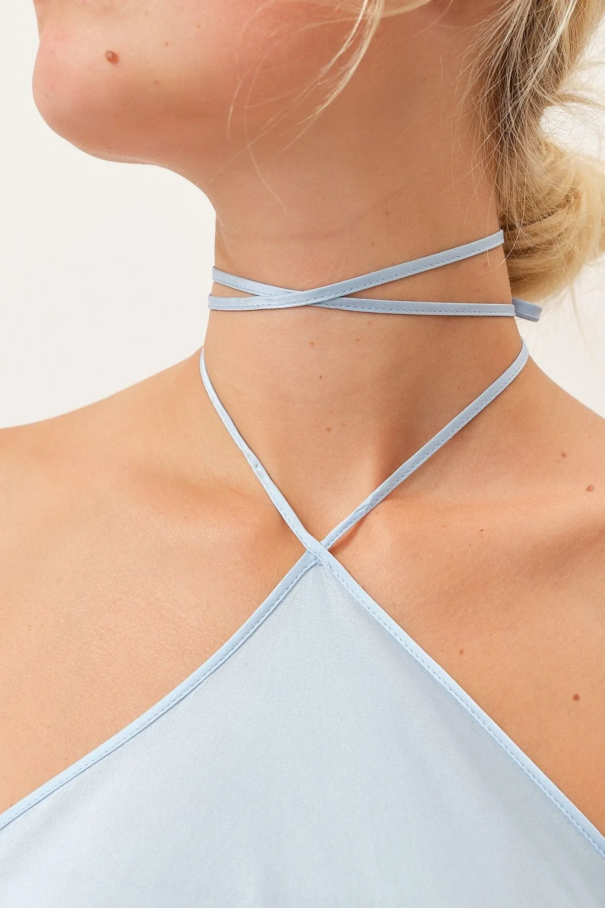 Sno Dress — Dusty Blue