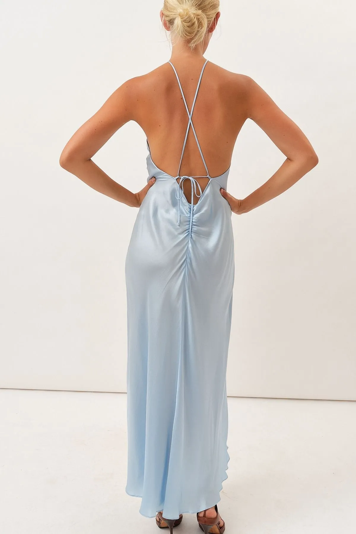 Sno Dress — Dusty Blue