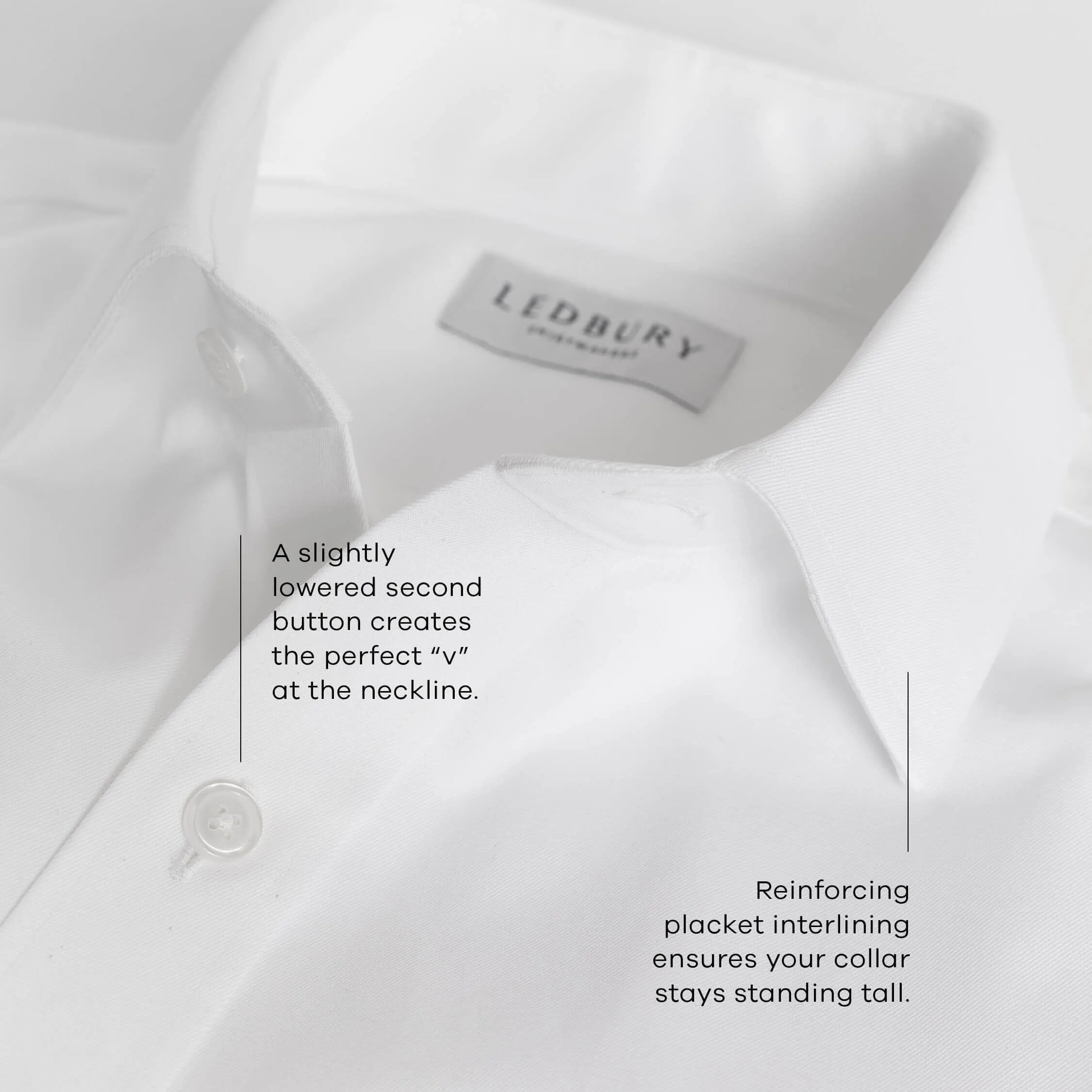 The Blue Kensington Non Iron Dot Custom Shirt