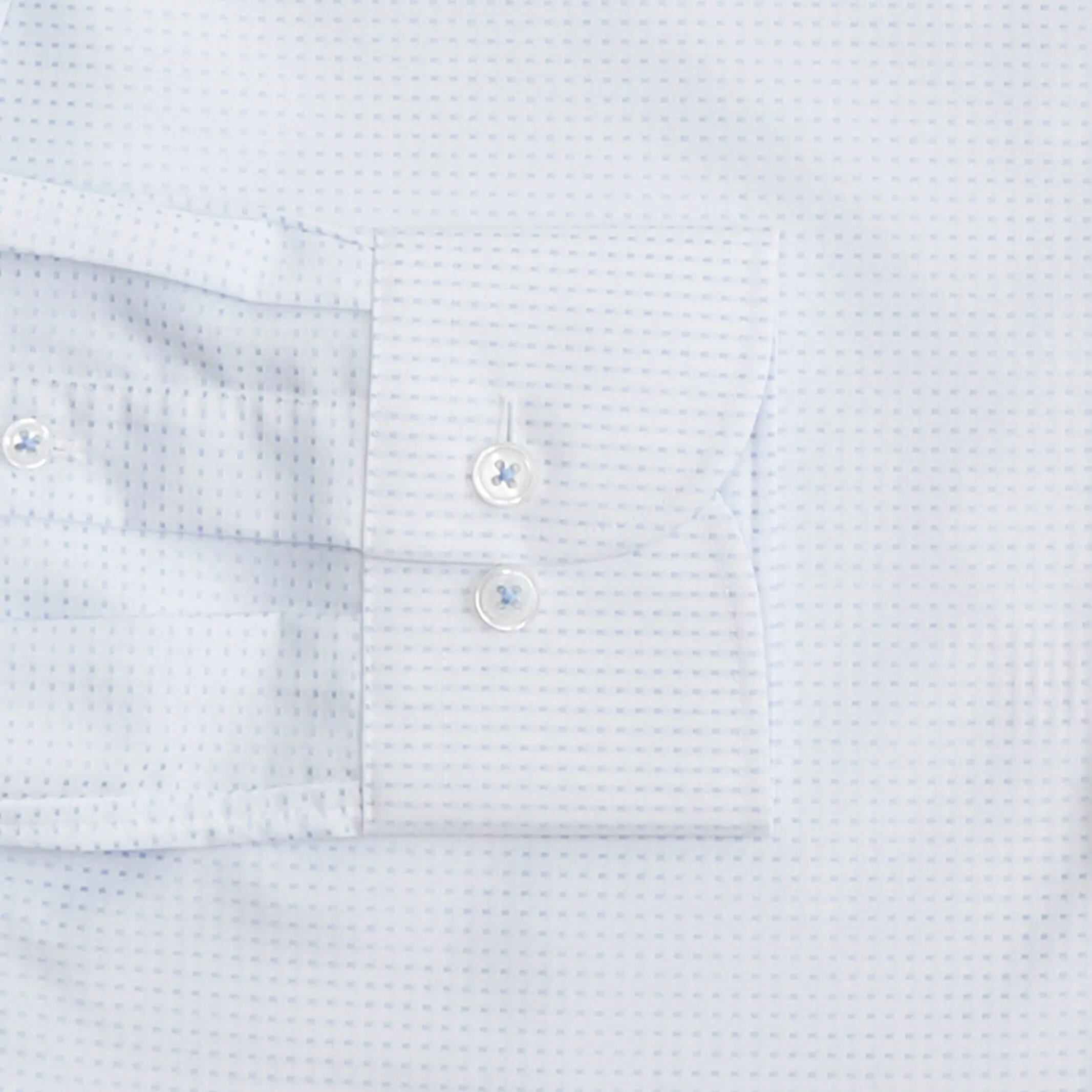 The Blue Kensington Non Iron Dot Custom Shirt
